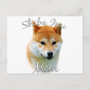 Shiba Inu Mum 2 Postcard