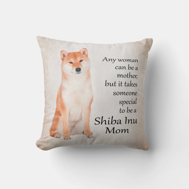 Shiba Inu Mum Pillow (Front)