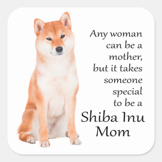 Shiba Inu Mum Stickers (Front)