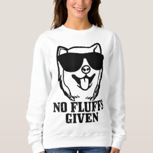 Shiba Inu No Fluffs Given Dog Shiba Mum Dad Funny Sweatshirt