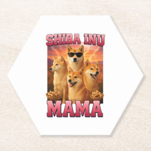 Shiba Inu Paper Coaster