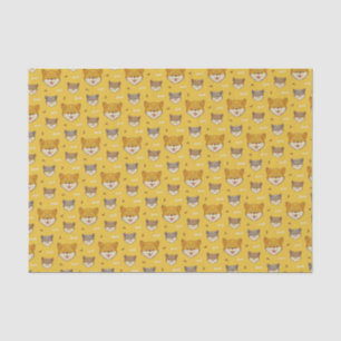 Shiba Inu Pattern Tissue Paper