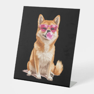 Shiba Inu    Pedestal Sign