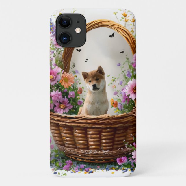 Shiba Inu Puppy Case-Mate iPhone Case (Back)