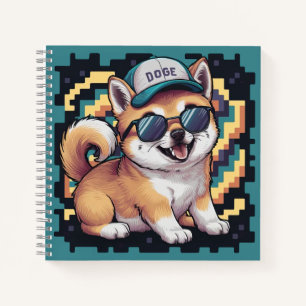 Shiba Inu Puppy Dog Notebook