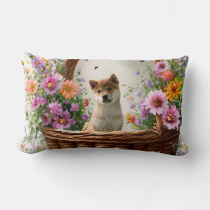 Shiba Inu Puppy Lumbar Cushion