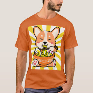 Shiba Inu Ramen Anime Kawaii Cute Teen gift  T-Shirt