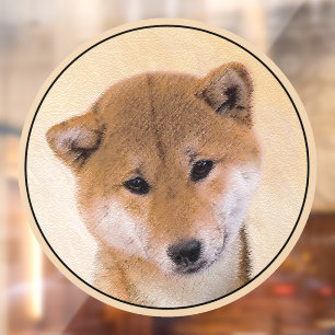 Shiba Inu (Red) Painting - Original Dog Art