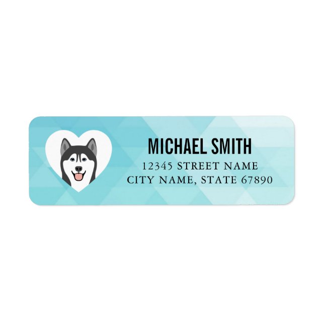Shiba Inu Return Address Labels (Front)