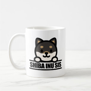 SHIBA INU SIS - Cute Shiba Inu Sister Design Coffee Mug