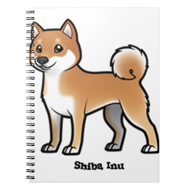 shiba inu spiral notebook (Front)