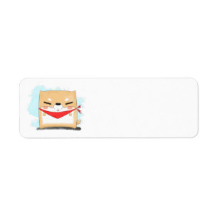 shiba inu square cartoon
