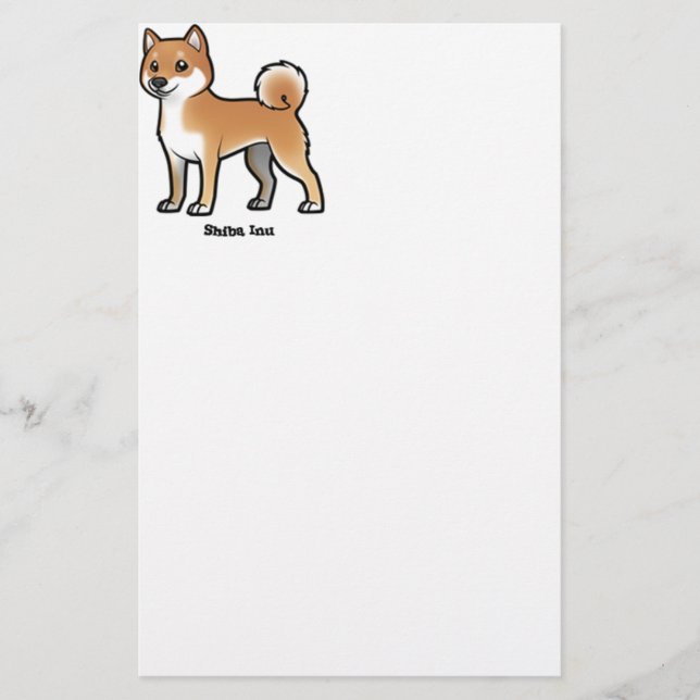 shiba inu stationery (Front)