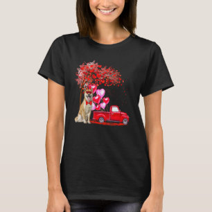 Shiba Inu Sunglasses Hearts Tree Pickup Truck  Cou T-Shirt