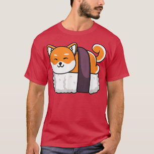 Shiba Inu Sushi Kawaii Neko Gift  T-Shirt