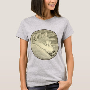 Shiba Inu T-shirt Organic Lady's Shirt Dog Shirts