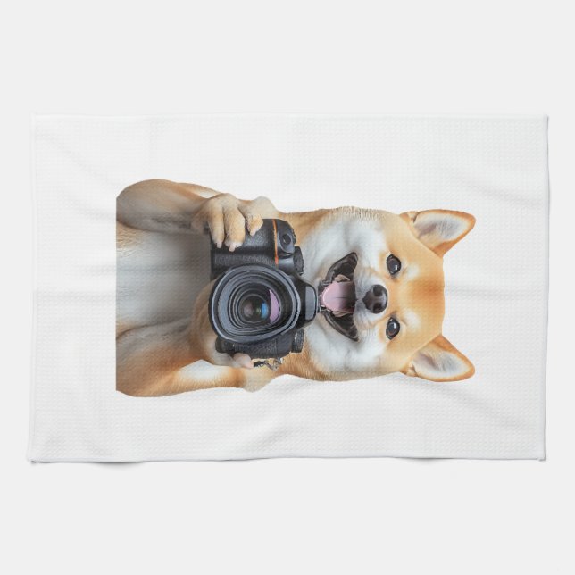 Shiba Inu     Tea Towel (Horizontal)