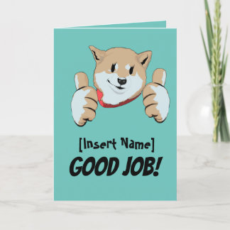 Shiba Inu  Thank You Card