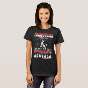 Shiba Inu Through The Snow T-shirt