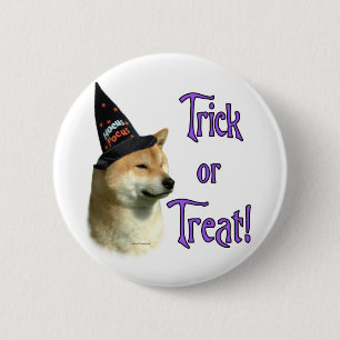 Shiba Inu Trick 6 Cm Round Badge