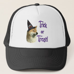Shiba Inu Trick Trucker Hat