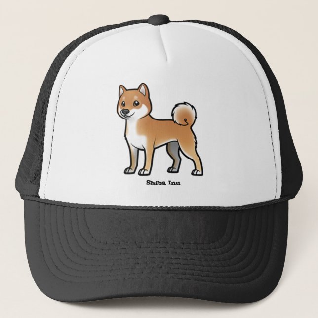 shiba inu trucker hat (Front)