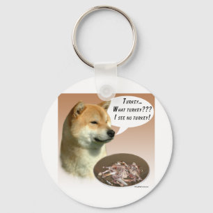 Shiba Inu Turkey Key Ring