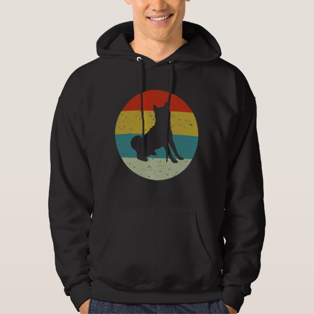shiba inu vintage hoodie (Front)