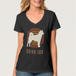 Shiba Inu Vintage Retro Classic Dog Love T-Shirt