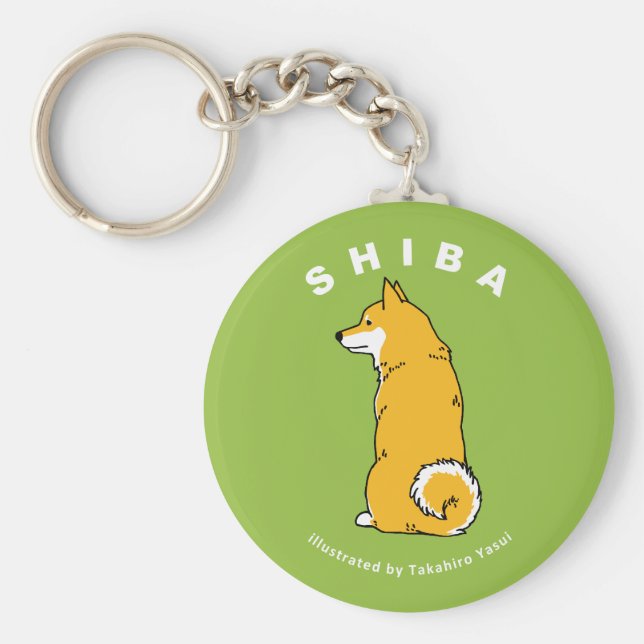 Shiba Keychain (Front)