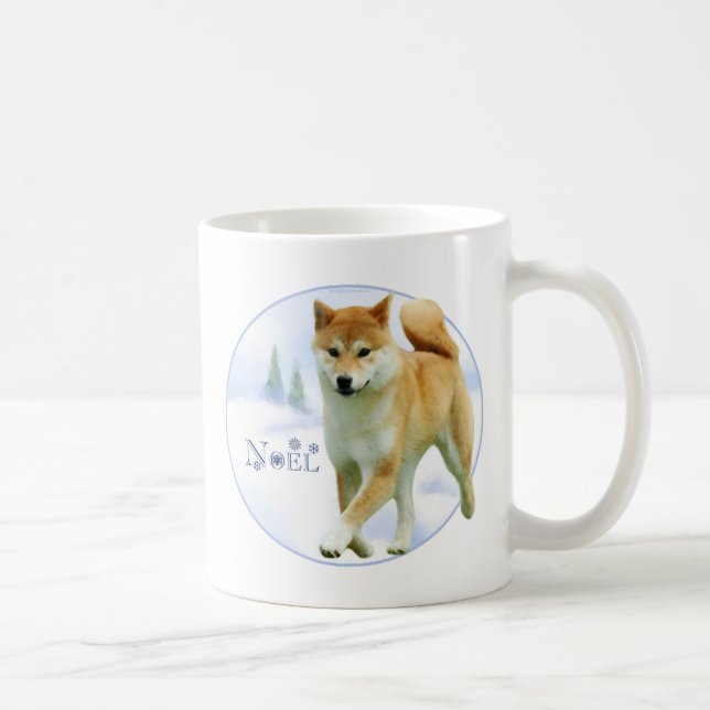 Shiba Noel Coffee Mug (Right)