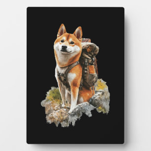 Shiba Pitbull Inu Plaque