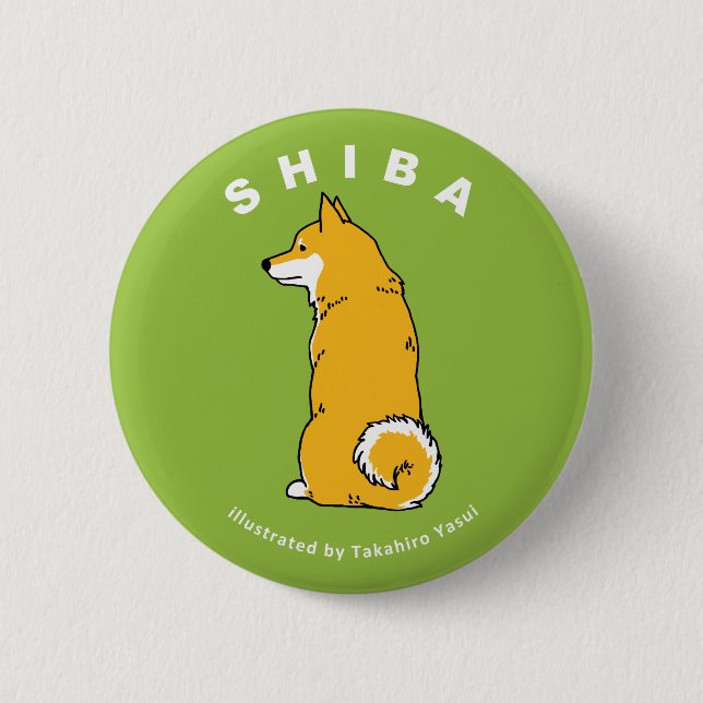 Shiba Round Button (Front)