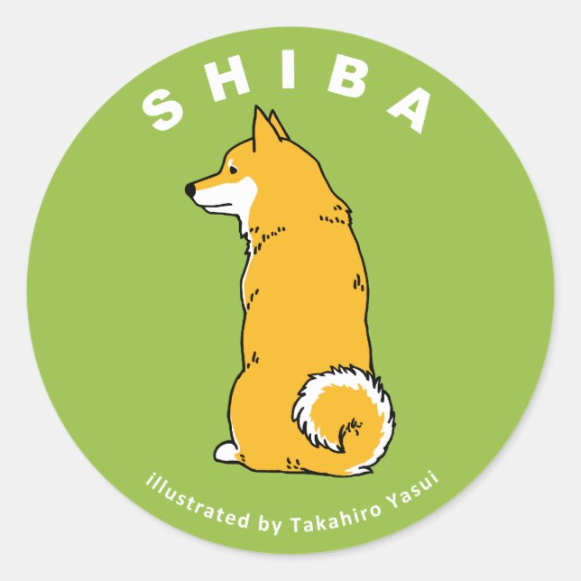 Shiba Sticker (Front)