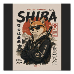 SHIBA THE PROTECTOR POSTER