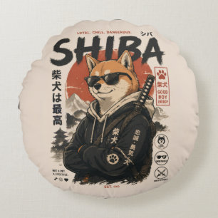 SHIBA THE PROTECTOR ROUND CUSHION