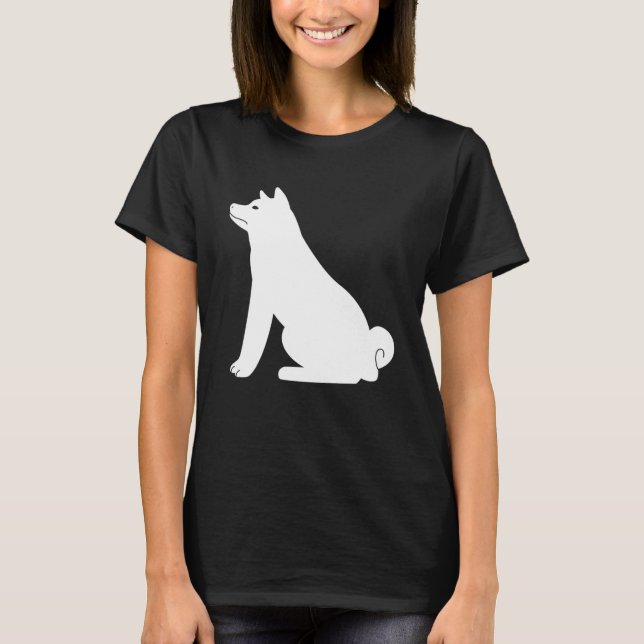 Shiba walk T-Shirt (Front)