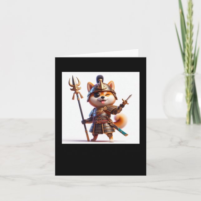 Shiba Warrior #7 Sceptre Sticker  Card (Front)