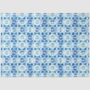 Shibori Blue Japanese Textile Art No 19 Tissue Paper