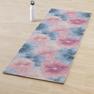 Shibori Blue Tie Dye Japan Traditional Pattern 15 Yoga Mat