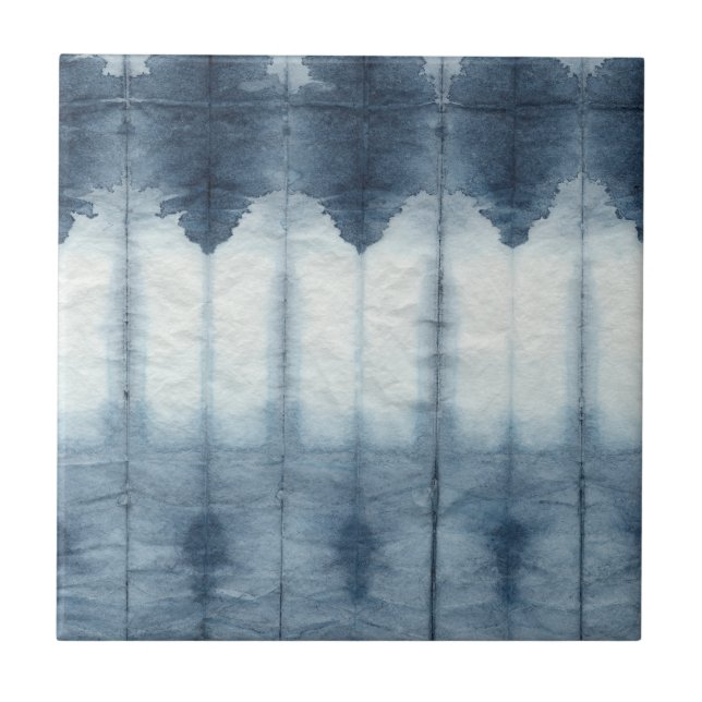 Shibori Indigio Print Tile (Front)
