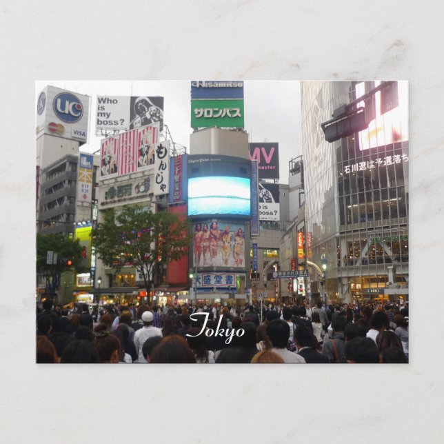 shibuya crossing postcard (Front)