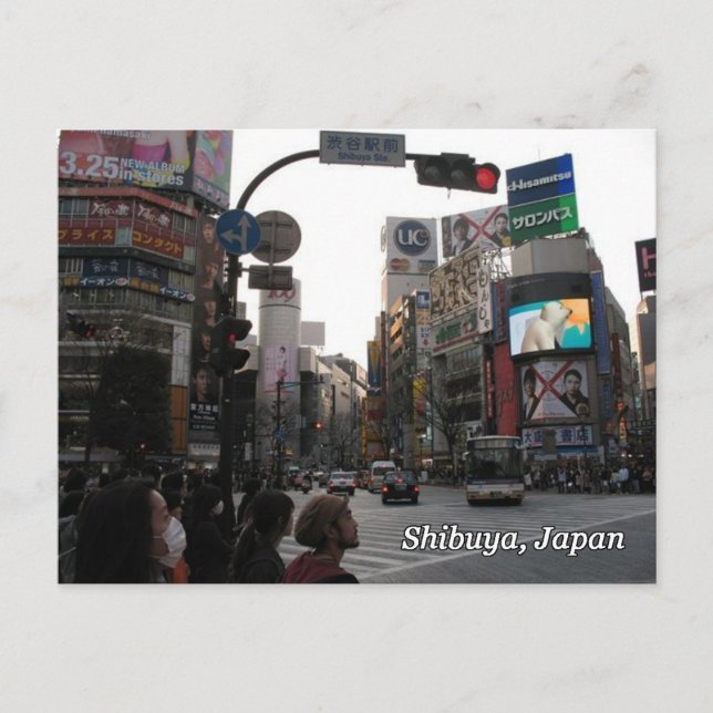 Shibuya Crossing Postcard (Front)