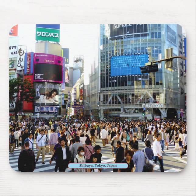 Shibuya, Tokyo, Japan Mouse Pad (Front)