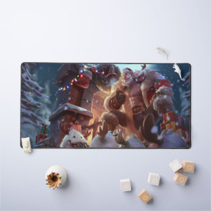 Shield Bearer Gaming Desk Mat Tank Champions