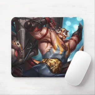 Shield Bearer Gaming Mousepad   Warrior themed Pad