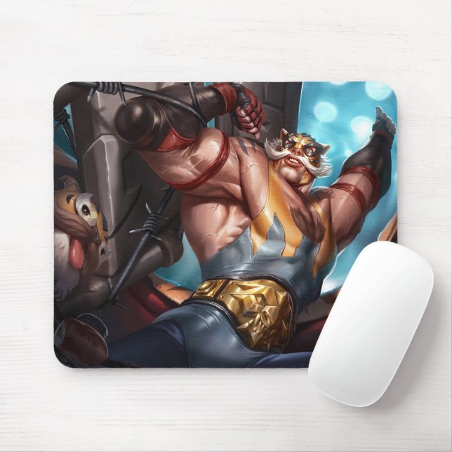 Shield Bearer Gaming Mousepad | Warrior themed Pad (With Mouse)