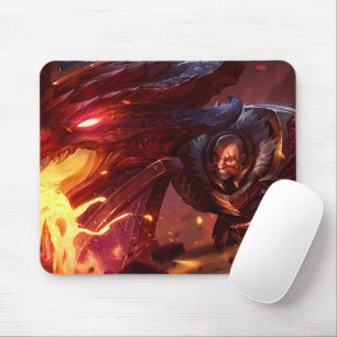 Shield Bearer Gaming Mousepad   Warrior themed Pad