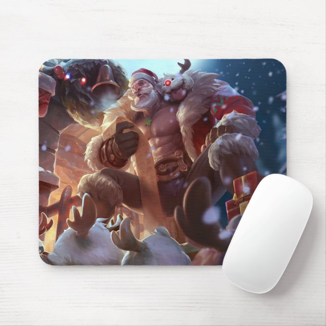 Shield Bearer Gaming Mousepad | Warrior themed Pad (With Mouse)