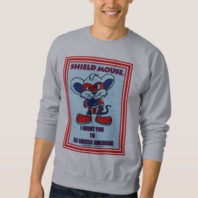 SHIELD MOUSE  "I WANT YOU...." V3 SWEATSHIRT (Front)